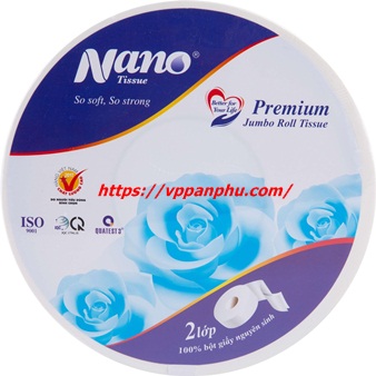 Giấy Vệ Sinh Cuộn Lớn Nano 700g